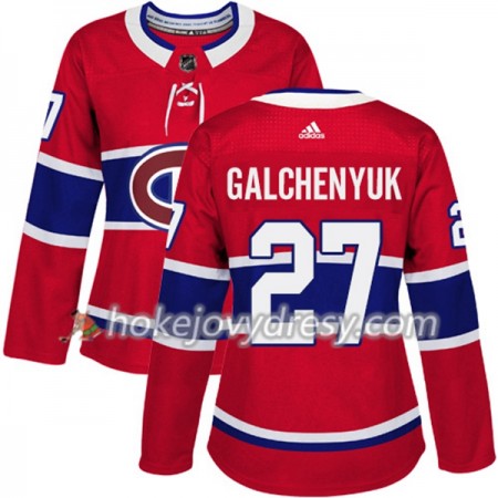 Dámské Hokejový Dres Montreal Canadiens Alex Galchenyuk 27 Červená 2017-2018 Adidas Authentic